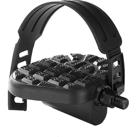 Sangles de pédales de vélo, conversion de pédales automatiques en pédales plates, kit de sangles de rechange pour pédales de vélo, pédales de vélo d'appartement et vélo d'exercice d'intérieur