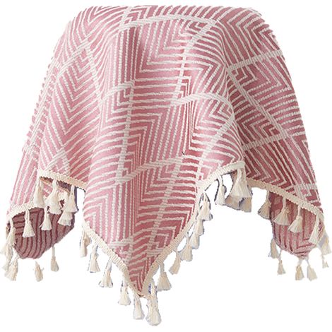 Nappe de chevet en jacquard, housse de table d'appoint, tissu anti-poussière pour table de nuit (1/5)