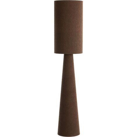 Light & Living - lampada da terra - Micky - marrone - tessile - Ø (1/3)