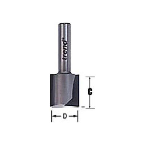 Trend TRE4614TC Two Flute Cutter 20.0mm x 25mm x 1/4 TCT