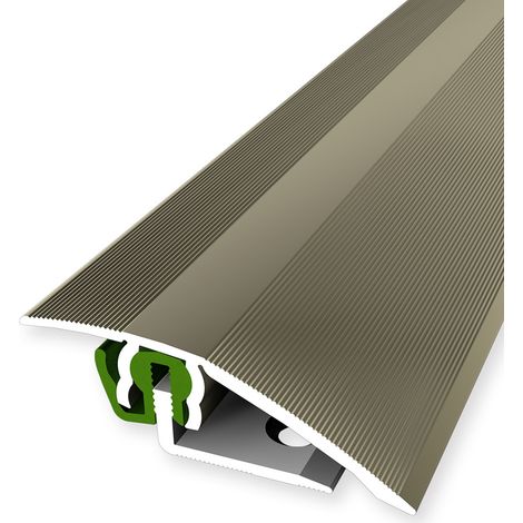 PROVISTON Übergangsprofil Parkettprofil Breite: 51 mm Höhenausgleich: 3 - 23 mm Länge: 900 mm Aluminiumprofil Sand 1 Stück