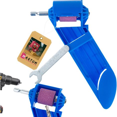 Afilador de brocas/destornilladores TG80297 para afilar brocas de 2 a 12,5 mm, color azul