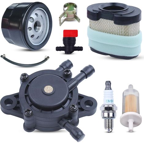 792105 276890 Filtre à air 492932 Filtre à huile et à carburant pour 4163205 4163206 407777 445667 445877 Compatible avec John Deere LA165 D160 MIU11515 GY21057 Tondeuse à gazon (1/5)