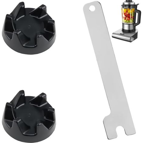Lot de 2 Pièces Coupleur Compatible avec KSB5,Blender Engrenage avec Outil de Suppression,Pieces Détachées de Mélangeur (1/5)