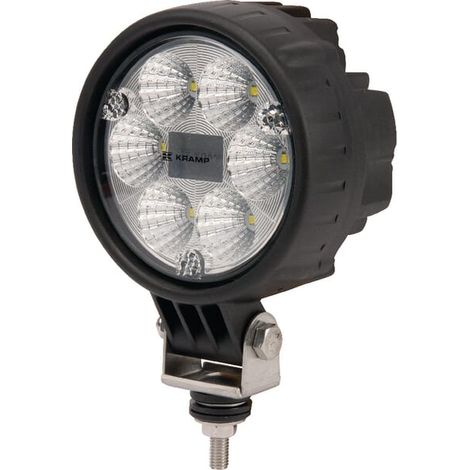 LED-Arbeitsleuchte, rund, 29 W, 2500 lm, 10/30 V, diffuses Licht, mit Deutsch-Stecker, 6 LEDs, Kramp LA10003 (1/5)