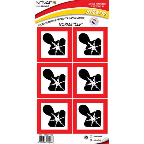 Pictogramme - Je nuis gravement à la santé 80x80mm - 4241166