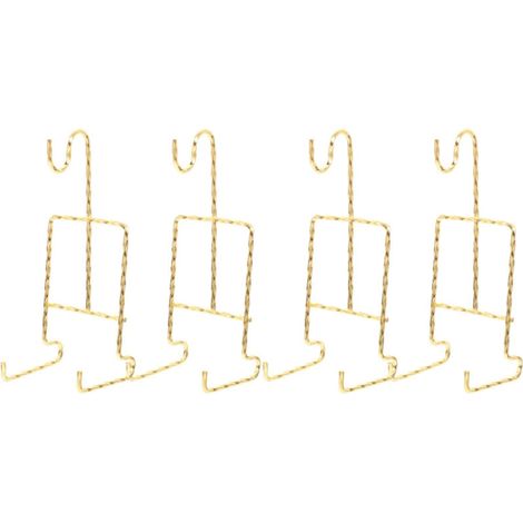 Ensemble de 4 porte-gobelets, porte-gobelet individuel avec finition dorée en spirale (1/5)