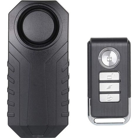 Alarme Vélo, Antivol pour Véhicules Moto Moto avec Télécommande, 113 DB Super Fort (Pack De 1) (1/5)