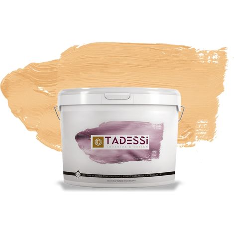 TADESSI Color Vista Wandfarbe Orange - Bernstein Hell - Matte Dispersionsfarbe - Innenfarbe für Wand und Decke