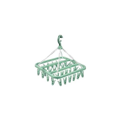 Support pliable avec 32 ressorts verts, coupe-vent, idéal pour chaussettes/sous-vêtements (1/3)