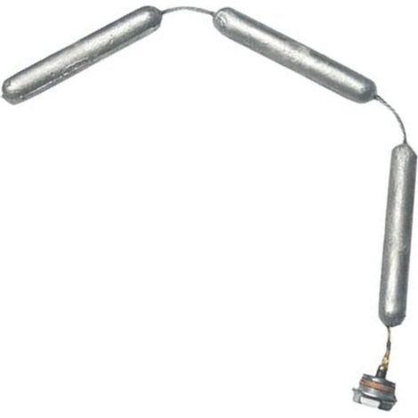 Anodo magnesio catena ø21-l130x 3-3/4"
