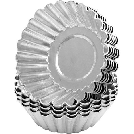 30 Moule à œufs, aluminium antiadhésif, cuisson rapide, pour cupcakes, gâteaux, biscuits (1/5)