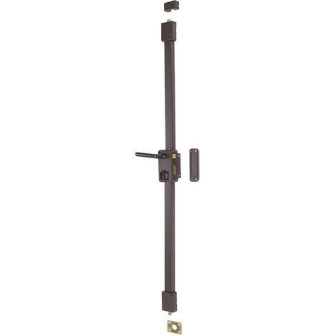 Serratura verticale Beluga THIRARD - Cilindro profilo europeo - 3 punti - 75x130 - Fouillot - Destra - marrone - 049510 (1/5)