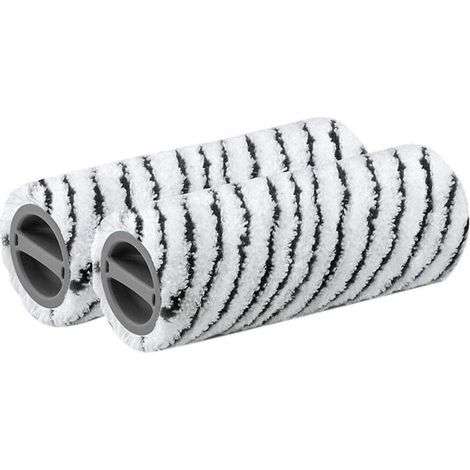 Kärcher Set de rouleaux en pierre pour tous Kärcher FC et EWM 2 (lavable, non pelucheux, lavable en machine à 60 °C, pour sols durs résistants, pierre, céramique) (1/5)