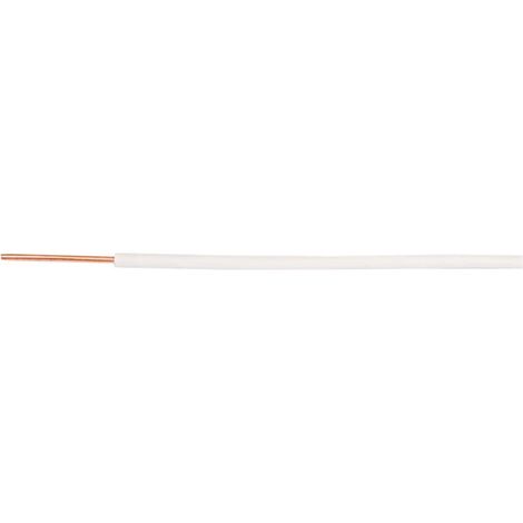 Cavo di installazione H05V-U (DY) 1 bianco /100m/