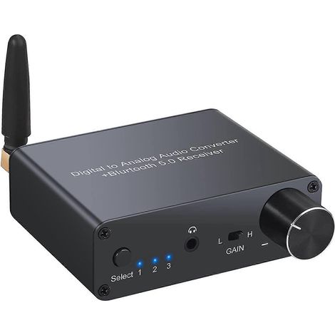 192-kHz-Digital-Analog-Audiowandler mit Bluetooth-kompatiblem Empfänger (1/5)