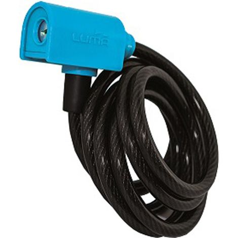 CAVO BLINDATO A SPIRALE BLU - 185 CM (1/2)