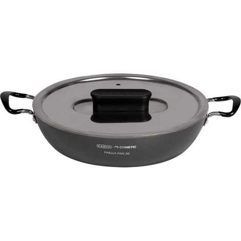 Cadac Paella Pfanne 30 mit Deckel Grillpfanne ø 28 cm für Safari Chef, 2-Cook oder Gasherd 8640