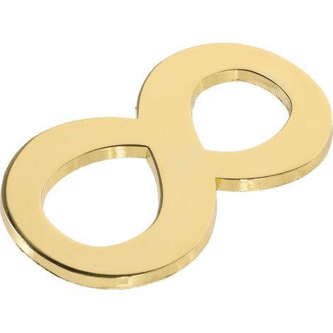 Chiffre Boite aux Lettres Exterieure en Métal Magnétique Or, Numéro de Porte Épais et Solide, pour Boîtes aux Lettres et Bureaux (1/5)