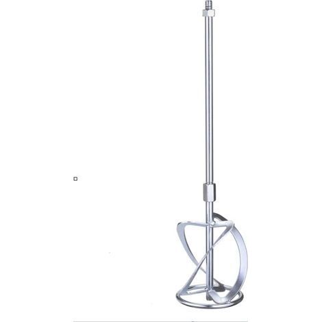 Agitador para mezcladora de pintura y mortero – Longitud 58 cm – Diámetro 120 mm – Rosca M14 para mezclas homogéneas (1/4)