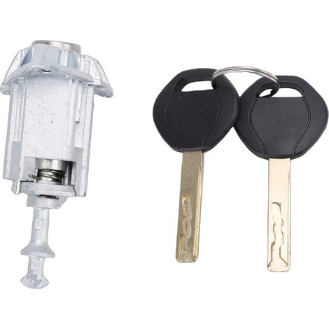 Cylindre de serrure de porte avant gauche avec 2 clés 51217035421 de remplacement pour X5 E53 3.0I, 4.4I, 4.6I, 4.8IS 2000-2006