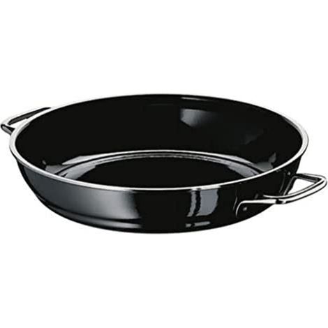 SILIT Padella Professionale con Manici in Metallo, Senza Coperchio, 24 cm (1/4)