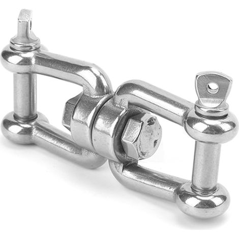 Universeller Drehschäkel aus Edelstahl 316 mit Rolle für Schiffsketten, geeignet für Boote (1/5)