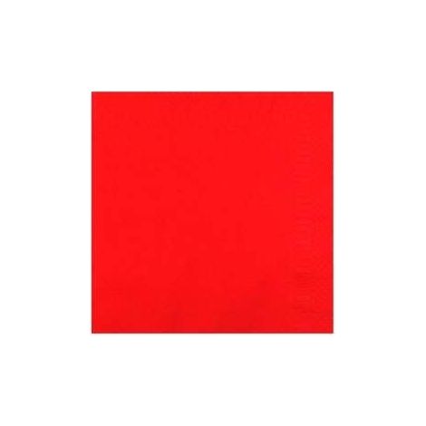 Serviette Rouge 30x39 cm Ecolabell - Lot de 2 Colis de 2400 - Manufacture De L'Ephemere