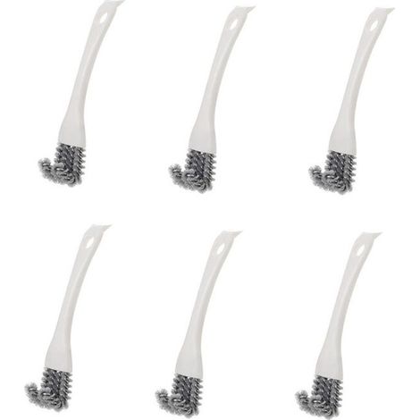 Cepillo de limpieza para parrillas de barbacoa y estufas, cepillo para limpiar rincones difíciles de alcanzar para estufas, fregaderos y hornos.
