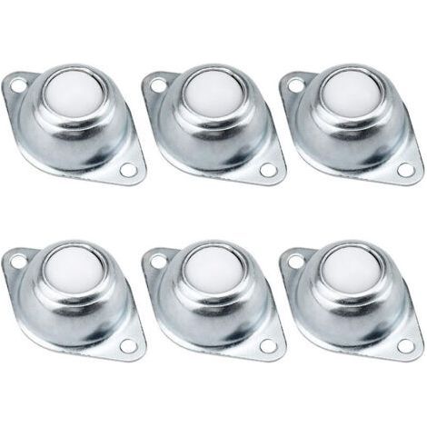 Lot de 6 Mini Roulette Transfert à Billes en Nylon Rouleaux à Billes pour Meuble (1/5)