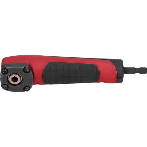 Adaptateur à angle droit Shockwave, adaptateur de perceuse à percussion rouge multifonctionnel à 90 degrés (1/5)
