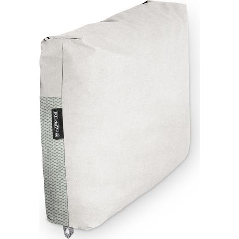 Cojín para palets Polipiel Exterior Patagonia Blanco Respaldo Esquina 65x45x25 Patagonia Blanco