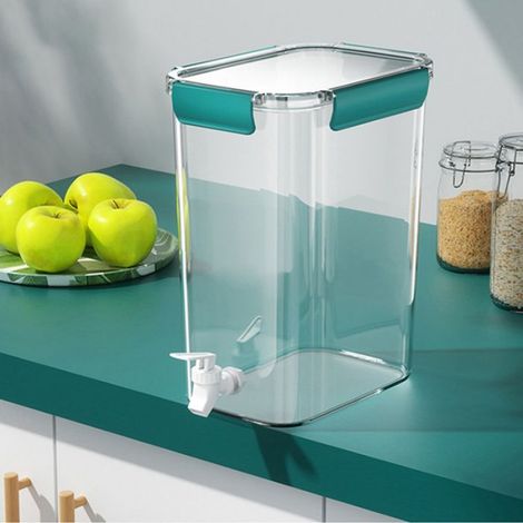 1 Bouilloire, Grande capacité 4,5 L, Matériau PP PET, Couleur verte, Usage cuisine quotidien (1/4)