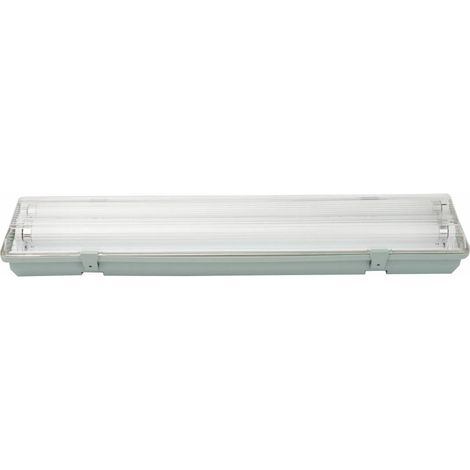 plafonnier Reglette nA on 36 W en thermoplastique blanc IP65