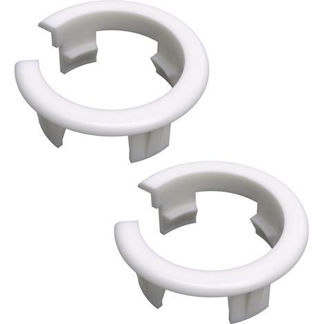Lot de 2 douilles de serrage de rechange compatibles avec radiateur - Revêtement latéral - Support pour radiateur plat - Accessoires pour revêtement de chauffage et partie latérale (1/3)