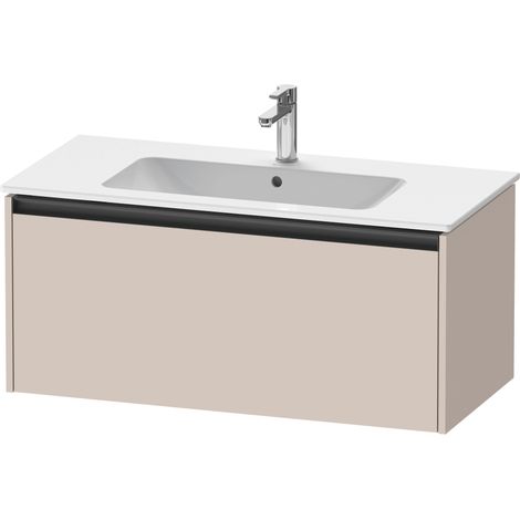 Duravit Ketho.2 mueble bajo lavabo suspendido, 1 extraíble,
