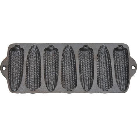 Double-Handled Cast Iron Corn Pan (1/5)