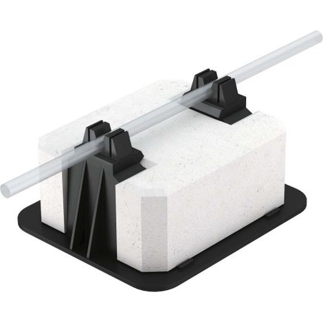 OBO Bettermann Support de câble de toiture 8-10mm Polyéthylène, 5218997