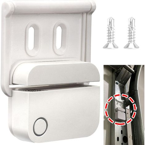 Support de porte de garage compatible avec le capteur de contact d'alarme à anneau R (génération 2). Accessoires de porte de garage en métal (capteur non inclus) -- 20 ensembles.