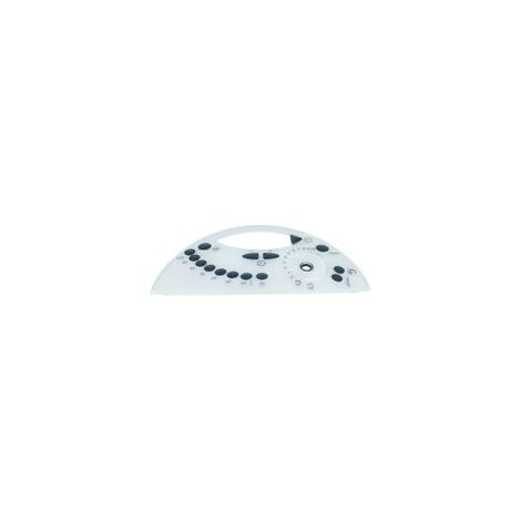 Couvercle avant en plastique compatible avec Vorwerk Thermomix TM31 – 26,5 cm – Noir/Blanc/Gris (1/4)