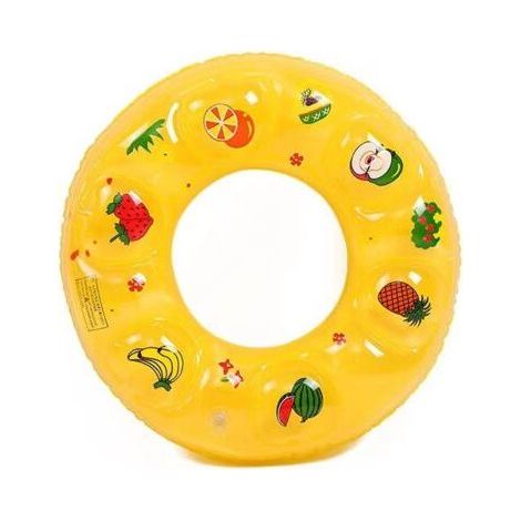 Nouvelle bouée gonflable double couche épaisse pour enfants, anneau de natation en cristal, double anneau de bain, jouet de bain (1/3)