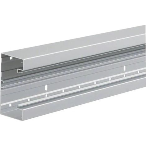 [NEUWERTIG] B-Ware Hager Brüstungskanal Unterteil Kabelkanal Aluminium 2000 Mm X 130 Mm 2 M