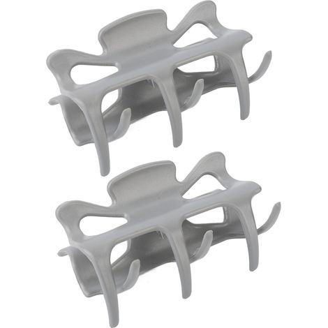 Lot de deux fers à friser électriques, avec pinces de rechange, convenant aux femmes et aux filles pour coiffer leurs cheveux par sections. (1/5)