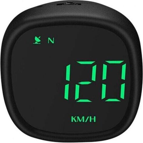 M30 Universel HUD GPS Compteur de Vitesse Horloge Voiture Boussole ÉLectronique LumièRe Verte Fatigue Rappel Conduite pour Moto (1/5)