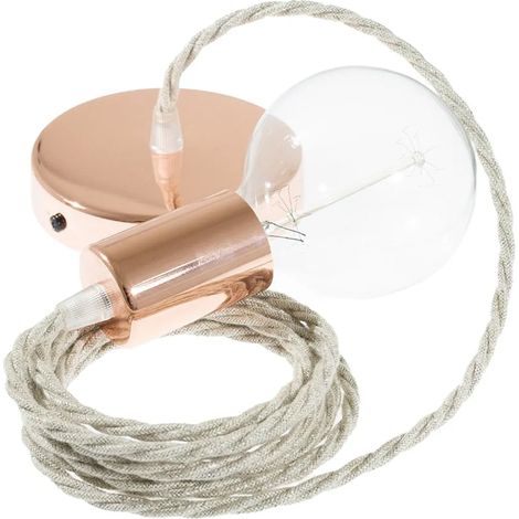 Lampada a sospensione creative cables tn01 porcellana cavo 2m (1/3)