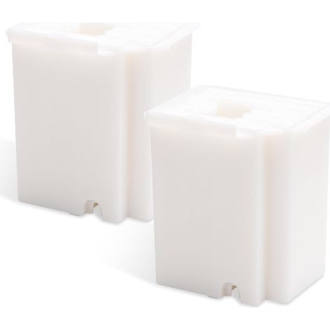 2pcs Tampon d'encre Usagée de Remplacement Compatible avec EPSON Ecotank ET-2800 ET-2803 ET-4800 ET-2400 ET-2720 ET-4700 ET-2711 L3110 L3250 L3150 L3210 Imprimantes avec Éponge Absorbante