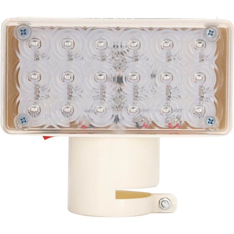 Ortviai Feu de Signalisation Solaire pour Route – 18 LED Rouge et Bleu Clignotant, Batterie Intégrée 1800 mAh (1/5)