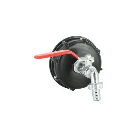 Raccordo per serbatoio dell'acqua S100X8 con rubinetto in ottone cromato da 15 mm (1/4)