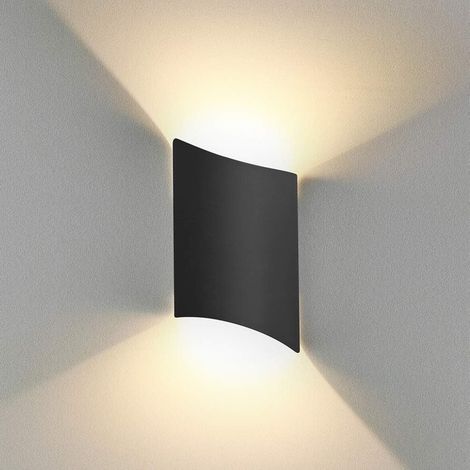 10-W-LED-Wandleuchte für den Innen- und Außenbereich, Einbauleuchte, moderne warmweiße LED-Wandleuchte, IP65 wasserdichte Aluminium-Wandleuchte für Wohnzimmer, Treppenhaus, Flur, Schlafzimmer, Garten, (1/5)