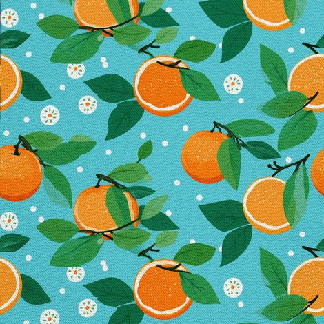 Tissu d'ameublement extérieur Oxford - Motif fruits  DX6821 (1/5)